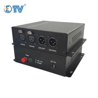 China ETV Non Noise Bilateral 2ch Transmission Audio Balance XLR Fiber Supplement ETV-MFHD8104XLR for sale