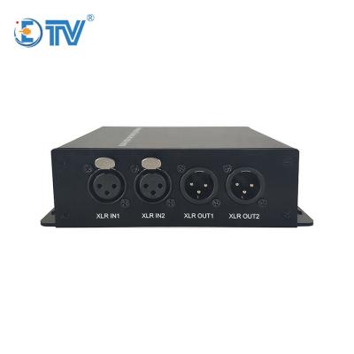 China ETV Balanced Audio XLR To Fiber Optic Supplement No Noise XLR Fiber Supplement ETV-MFHD8104XLR for sale