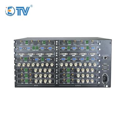 China RS232 Communication Interface And TCP/IP Control ETV Hd 32 In 32 Out Of Mixed Messages Matrix Seamless Changer For 32x32 Video Wall for sale