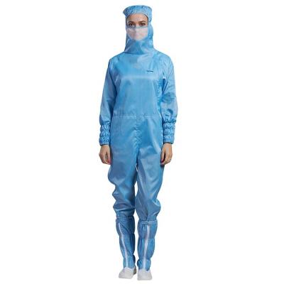 China All Kinds of Clean Workshop Workplace Safety Anti-Static Clothing Waterproof Esd Uniform Cleanroom Working Coverall for sale