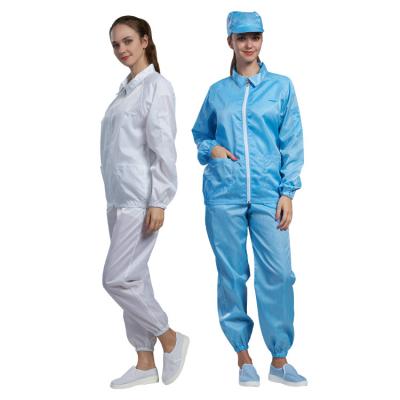 China All Kinds Of Clean Washable Reusable Anti-static Workshop Coat Dustproof Cleanroom Suit Esd Clothing for sale