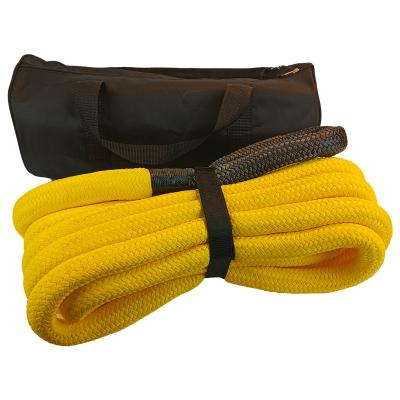 China Durable Nylon Transport 25mm Road Sand Recovery Towing Rope With Sleeve for sale