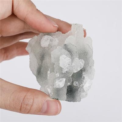 China Natural Ore Crystal Rock Apophyllite Mineral from Europe Crystal Druse Gravel Specimen Irregular for sale