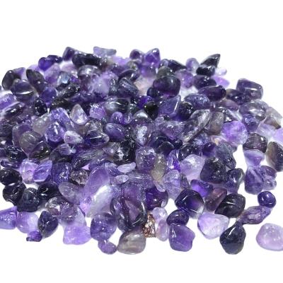 China Wholesale Natural China Amethyst Rock Crystals Stones Gravel Tumbled Stone for sale