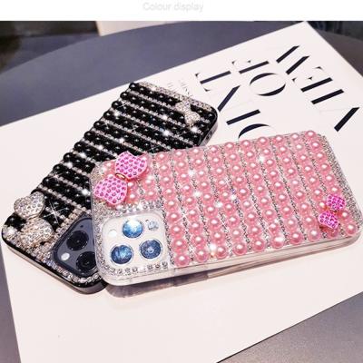 China Anti-drop Pearl Case For iPhone 13 12 7 8 X Xr Xs 11 Pro Max Set Auger Silicone TPU Shell For iPhone 6 Soft for sale