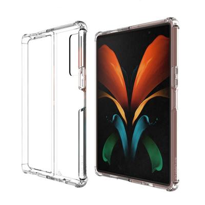 China Transparent Anti-drop Case For Sam Galaxx Z Fold3 PC Foldable TPU Screen Protect Shell For Z Fold 2 for sale