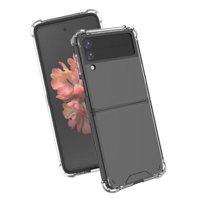 China Anti-fall TPU Case For Sam Z Flip Drop PC Case Transparent For iPhone Sam Huawei for sale