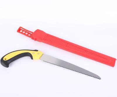 China High Quality Wood Lumber Plastic Handle Hand Saw Wood Cutting Hand Held Saw for sale