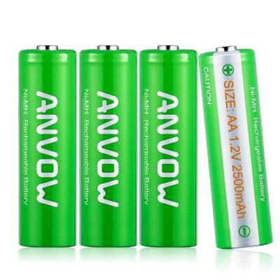 China Hot Selling Rechargeable Battery Usb Rechargeable Battery Of Toys High Level Ni-MH AA Rechargeable Batteries for sale