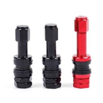 China TR43E universal color bolt motorcycle conversion vacuum tubeless tire aluminum valve for sale