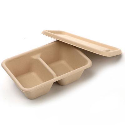 China Home.Restaurant.Bar.Hotel.Wedding 650ml Eco-friendly Bamboo Pulp Disposable Food Bowl Woman for sale