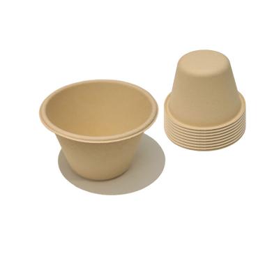 China Disposable Compostable Bowls 17oz Natural Bamboo Fibers Sturdy Compostable Eco Friendly Bowls for sale