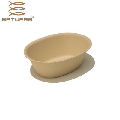 China 210ml China Disposable PFAS Free Manufacturing Disposable Soup Bowl for sale