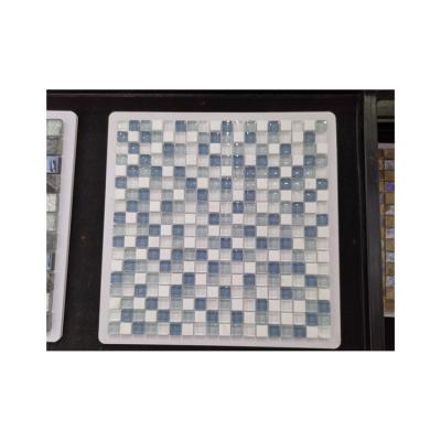 China Factory direct sale modern glass mosaic building materials stone metal and glass mixed mosaic tiles for sale