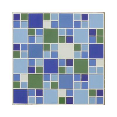 China Modern glass mosaic crystal mosaic supplier china blue glass mosaic tile for sale