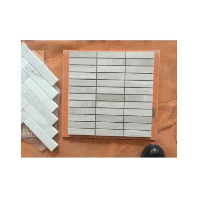 China Modern Best Quality Marble Porcelain Building Materials Polished Or Tumbled Marble Mosaic Tiles for sale