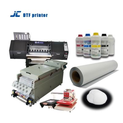 China Suitable for all kinds of fabric printing newcomer T-shirt and T-shirt transfer printer for any fabric printing heat transfer four heads Dtf printer for sale