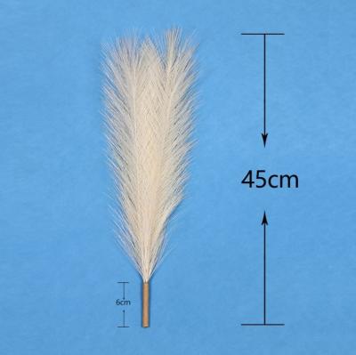 China Decorate Pampas Grass Customized Assemble Type Artificial Faux Faux Pampas Grass Fluffy For Vase Home Decor for sale