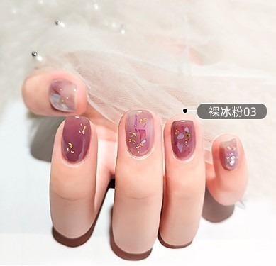 China Fashionable High Quality 8ml Bottle Beauty Color Soak Off Nail Polish Set Matte Glitter UV Led Gel Kit With Brush for sale