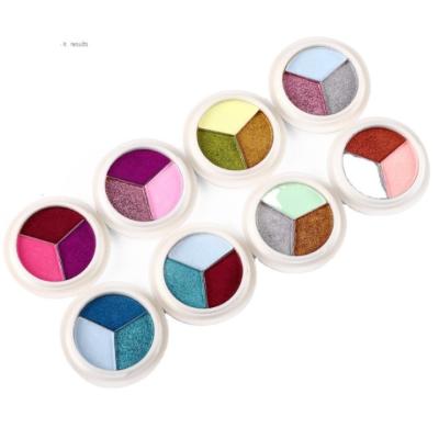 China New Design Three Step Float Semiconductor Powder Solid Color in One Manicure Decoration Tools Nail Art Mirror Powder Semiconductor Wholesale for sale