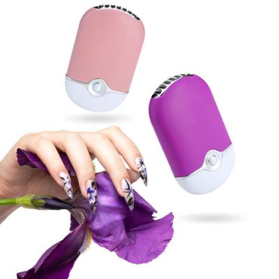 China USB Outdoor Portable Holder Battery Nail Polish Air Conditioning Fan Rechargeable Mini Fan For Eyelash Charging Handheld Extension for sale