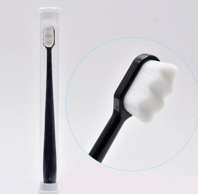 China Super Ultra Soft Bristle Pregnant Woman Eco Toothbrush Home Pure White Adult Deep Cleaning Nano Toothbrush For Oral Care Tool for sale