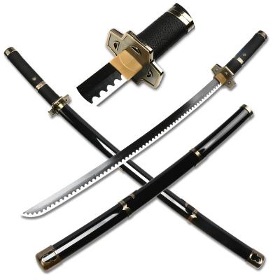 China Japanese Ninja Katana Samurai Sword Japanese Sword Roronoa Zoro Wooden Swords Anime Anime Katana Sword Cosplay Real for sale