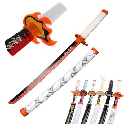 China Anime Props In Katana Swords Rengoku Tanjiro Handmade Inosuke Anime Cosplay Props Slayer Running Sword Demon Samurai A Variety Of Styles for sale