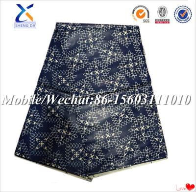 China Shrink-resistant cotton printed wax fabric /custom design and pattern /40 *40 96*96 for sale