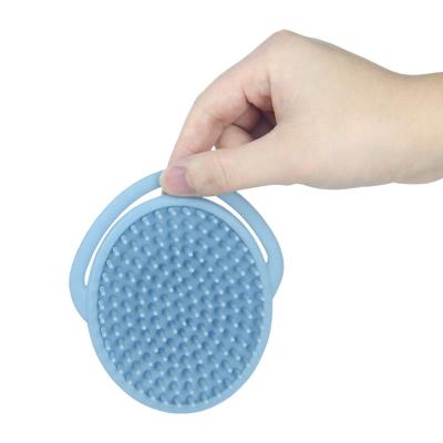 China Sale Scalp Bath Comb Hair Styling Tools Body Hair Clean Washing Massage Scalp Brush Dish Silicone Shampoo Waterproof Hot Brush for sale