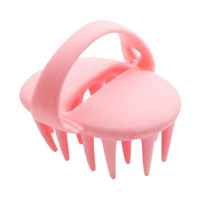 China Waterproof Scalp Massager Hair Brush For Soft Detangling Silicone Shampoo Wash Comb Scalp Massage for sale