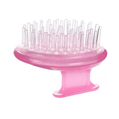 China Wholesale Waterproof Bath Plastic Head Body Wash Hair Massager Comb Scrubber Comb Scalp Massager Plastic Shampoo Brush for sale