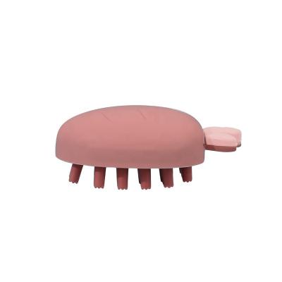 China High Quality Waterproof Silicone Carrot Shape Silicone Scalp Hair Comb Brush Shampoo Massage Brush for sale