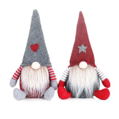 China Rudolph Couple Home Decoration Doll Rudolph Spirit Monster Ornaments Children's Gifts Festival Greeting Gift Christmas Decoration for sale