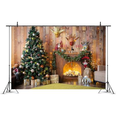 China Hot Customized 2020 New Year's Eve Christmas Tree Background 2020 Vinyl Graduation Party Background Party Supplies for sale