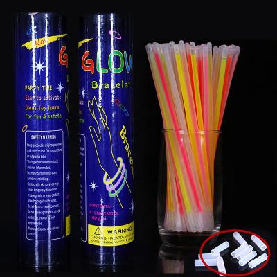 China Factory Wholesale 100pcs Wedding Glow Sticks Bracelets Bulk Adults and Kids Party Custom Package Gifts Dark Decoration for sale