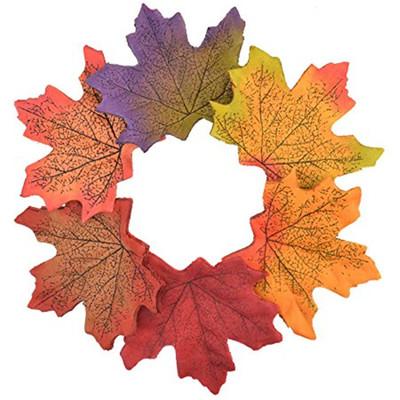 China Birthday Wedding Party Decoration 50PC/Bag Artificial Maple Leaves Weddings Events Decoration Artificial Leaves Flowers Decoration for sale