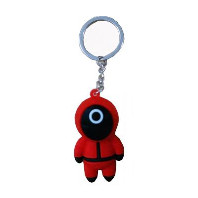 China Hot Selling NEW Game Movie Squid Game Doll Key Chain Action Figure Decoration for sale