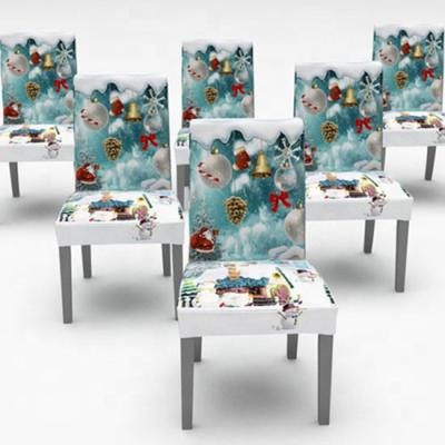 China 2019 Hot Selling Amazon Christmas Merry Christmas Back Chair Covers Home Christmas Dinner Table Party Table Decorations for sale