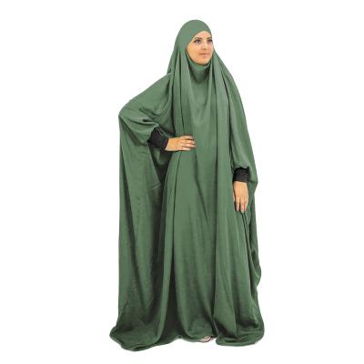 China Fashion Abaya Mujer Musulmana Priere Musulman Femme Prayer Clothesana Vestidos Hijab Gebedskleding long Hijab for prayer M-2XL for sale