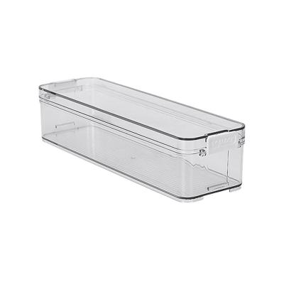 China Freshness Keeping Clear Appearance Kitchen Container Freezer Organizer Plastic Fridge Food Drawer Storage Boxes for sale