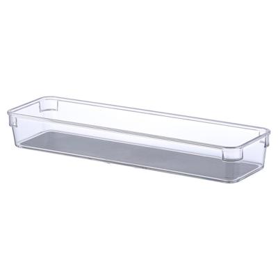 China Modern Plastic Kitchen Drawer Dividers Adjustable Ecology Drawer Organizer For Bedroom Bathroom Kitchen for sale