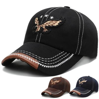 China Wholesale COMMON high quality men's baseball cap summer sports hats style personality trend embroidered eagle hat for sale