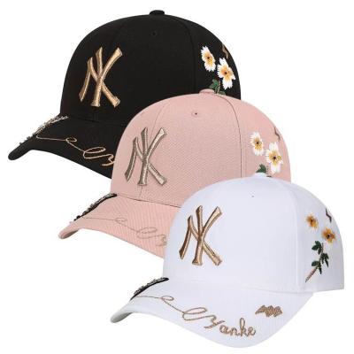 China 2021 NY COMMON Baseball Caps Hat Women Hats Customized Sports Hat Cap Designer Hat for sale