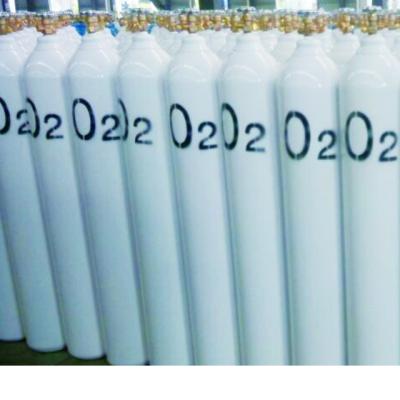 China Medical Gas 46.7L 150bar 5.4mm High Pressure Seamless Steel Oxygen Cylinders for sale