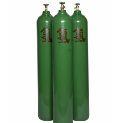 China Seamless Steel Industrial Storage Pressure Vessel 47L 150bar CE High Pressure Hydrogen H2 Gas Cylinder ISO9809 for sale