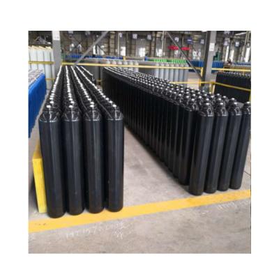 China Gas 40L 150bar 5.7mm Seamless Steel Nitrogen N2 Medical Industrial Gas Cylinder for sale