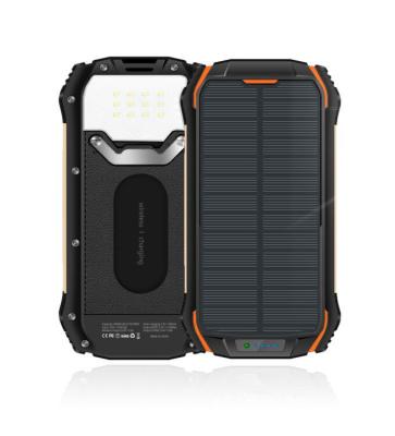 China Waterproof With Led Torch Shenzhen Circuit Solar Panel Charging Rohs Qi Solar Power Bank zu verkaufen