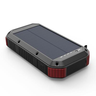 China 30000mAh With Panel Wireless Charging Hot Selling High Quality Solar Power Charger For Cell Phone Universal 50000 Mah Solar Power Bank 2 Usb Te koop