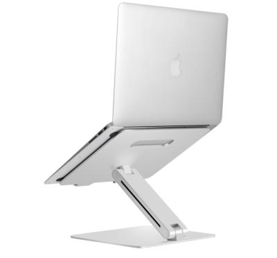 China High Quality Adjustable Flexible Aluminum Alloy Laptop Notebook Stand Foldable Stand For 10-16.5inch Laptop Tablet for sale